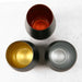 Custom Artwork Engraved Corporate Gold, Copper, Silver Black 465ml Stemless Wine Glass Gift