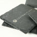 Customised Engraved Company Logo Slate Coasters Promotional Client or Employee Gift