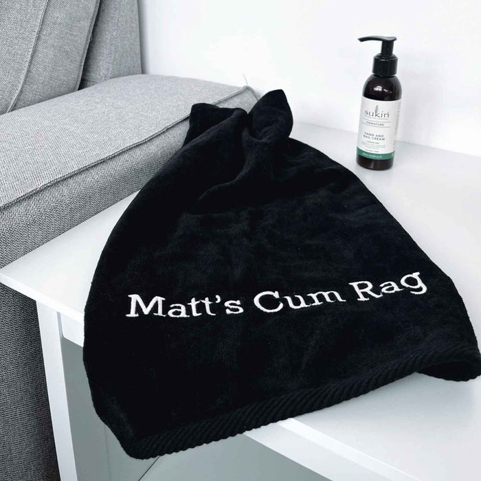 Embroidered Cotton Face Towel - FREE Personalization Gift For Adults