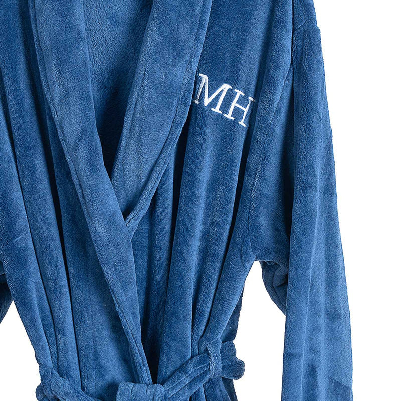 Custom embroidered robe in plush fabric, ideal gift for parents, partners or friends
