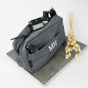 Custom travel bag for men with name or monogram