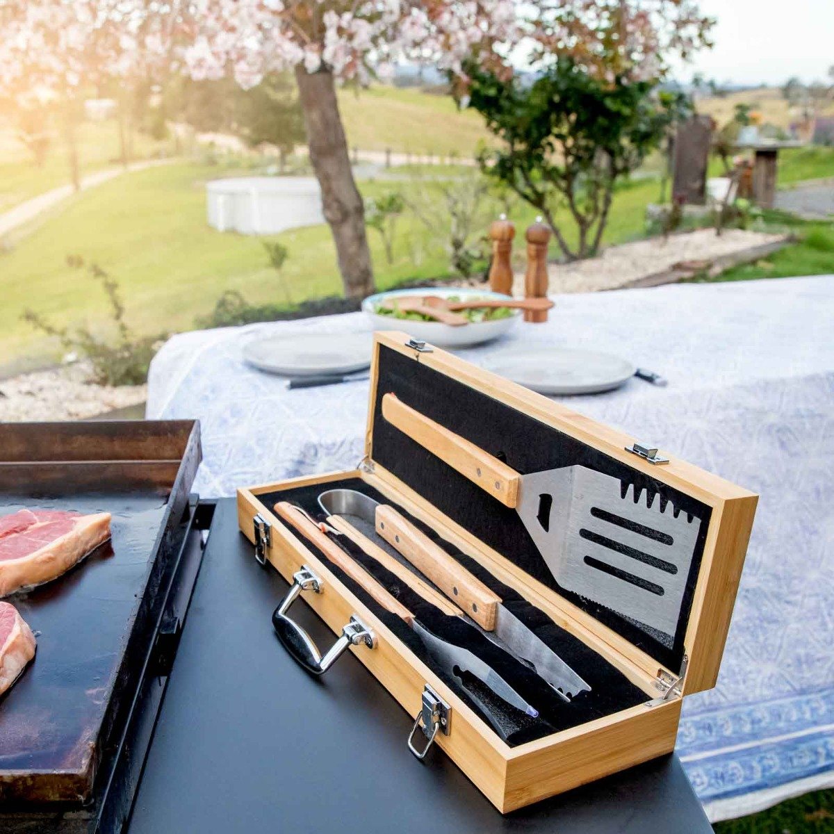 Personalised bbq 2024 tool set