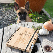 Personalised Engraved Wooden Nana Special Recipe Book