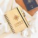 Personalised Bamboo Travel Journal Birthday Gift