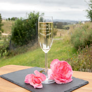 Asking your Bridesmaid's Champagne Glass