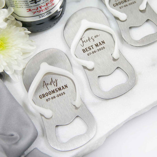 Bridal Party Personalised Engraved Thong Bottle Opener Favours
