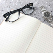 Inside cork notebook