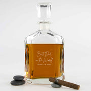 Customised Engraved Father's Day Decanter Present