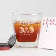 Personalised Engraved Father's Day Scotch Glass Present