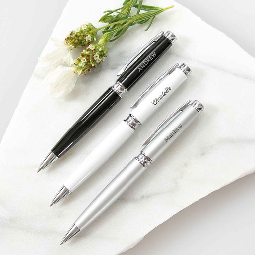 Personalised Engraved Premium Twist Ball Pen with Gift Box