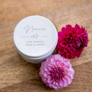 Customised Engraved Mother's Day Wood Wick Soy Candle White Tin Gift