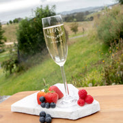 Personalised Engraved Wedding Champagne Glass