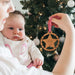 Personalised Engraved Name Wooden Bauble Star Decoration