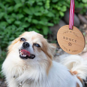 Customised Engraved Pet Cat Dog Wooden Decoration