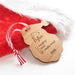 Custom Artwork Engraved Wooden Santa Christmas Tree Ornament