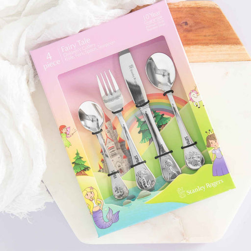 Personalised Engraved Fairy Tale Child's Cutlery Set Birthday Present