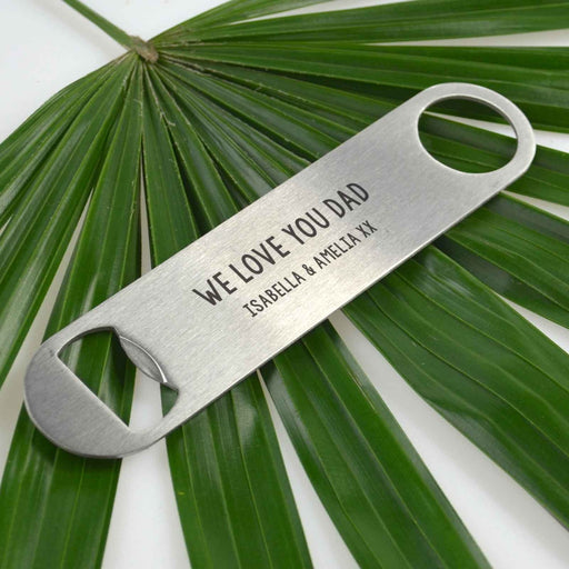 Personalised Engraved Father's Day Barmate Bottle Opener Present