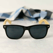 Father's Day Engraved Bamboo Wooden Sunglasses