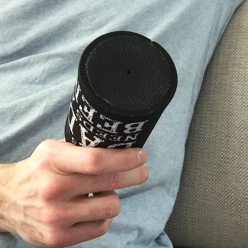 Bottom of black stubby holder