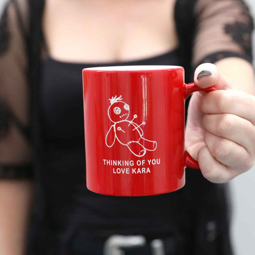 Voodoo Doll Red Coffee Mug Inappropriate Gift