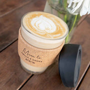 Customised Engraved Name Mother's Day Cork Keep cup