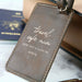 Customised Engraved Travel Luggage Tag Mother's Day Present