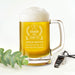 Personalised Engraved Name Coach Award Beer Mug