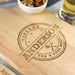 Personalised Engraved Father's Day "BBQ & Beer Master" paddle Cheese board 