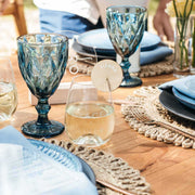 Customised Printed Bamboo Glassware Wedding Place Cards