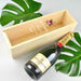 Custom Designed Full Colour Print Wooden raw  wooden bride and groom wedding gift wine Box