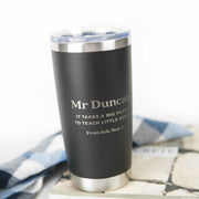 Custom Designed Engraved Stainless Steel Insulated Keep Black Mug Cup 590ml Teacher's Christmas Present