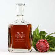 Personalised Engraved Corporate Whiskey Decanter Gift