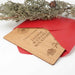 Personalised Engraved Wooden Santa Claus Card with C6 Envelope