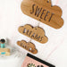 Customised Laser Cut Wooden Sweet, Dreams, Name Cloud Room Sign Hanging Decoration Birthday Gift