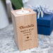 Custom Designed Engraved Wood Tealight Candle  Holder Birthday Gift